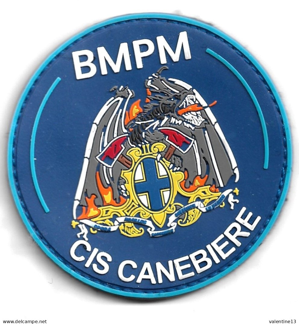 Ecusson BMP MARINS POMPIERS MARSEILLE CIS CANEBIERE 1 - Bomberos