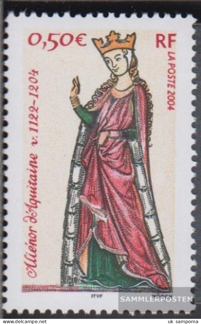 France 3784 (complete Issue) Unmounted Mint / Never Hinged 2004 Queen Eleonore Of Aquitanien - Unused Stamps