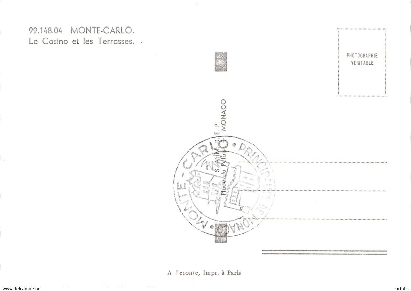 06-MONTE CARLO-N°4163-B/0021 - Andere & Zonder Classificatie