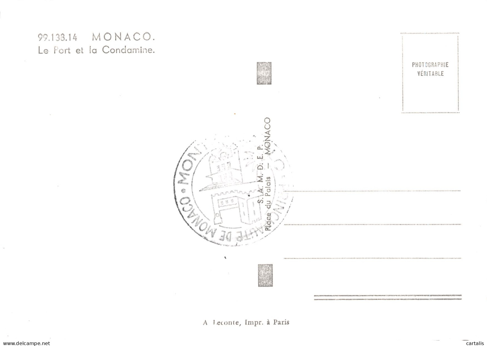 06-MONACO-N°4163-B/0015 - Andere & Zonder Classificatie