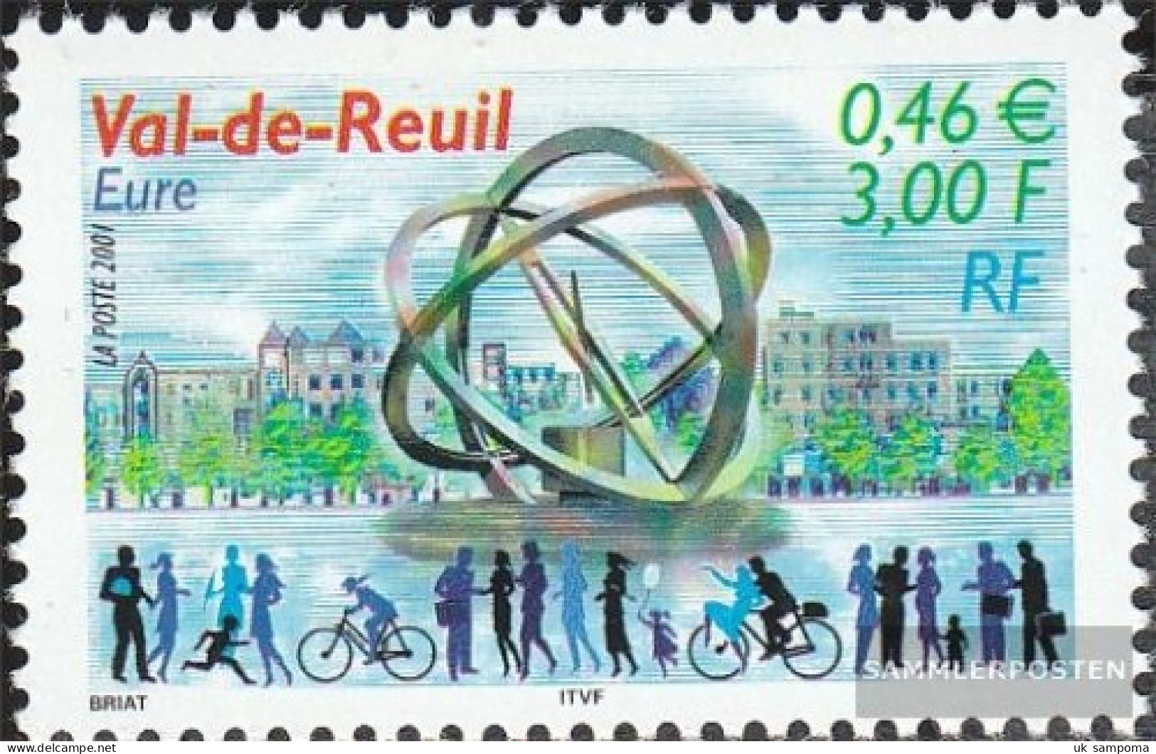 France 3566 (complete Issue) Unmounted Mint / Never Hinged 2001 Tourism - Unused Stamps