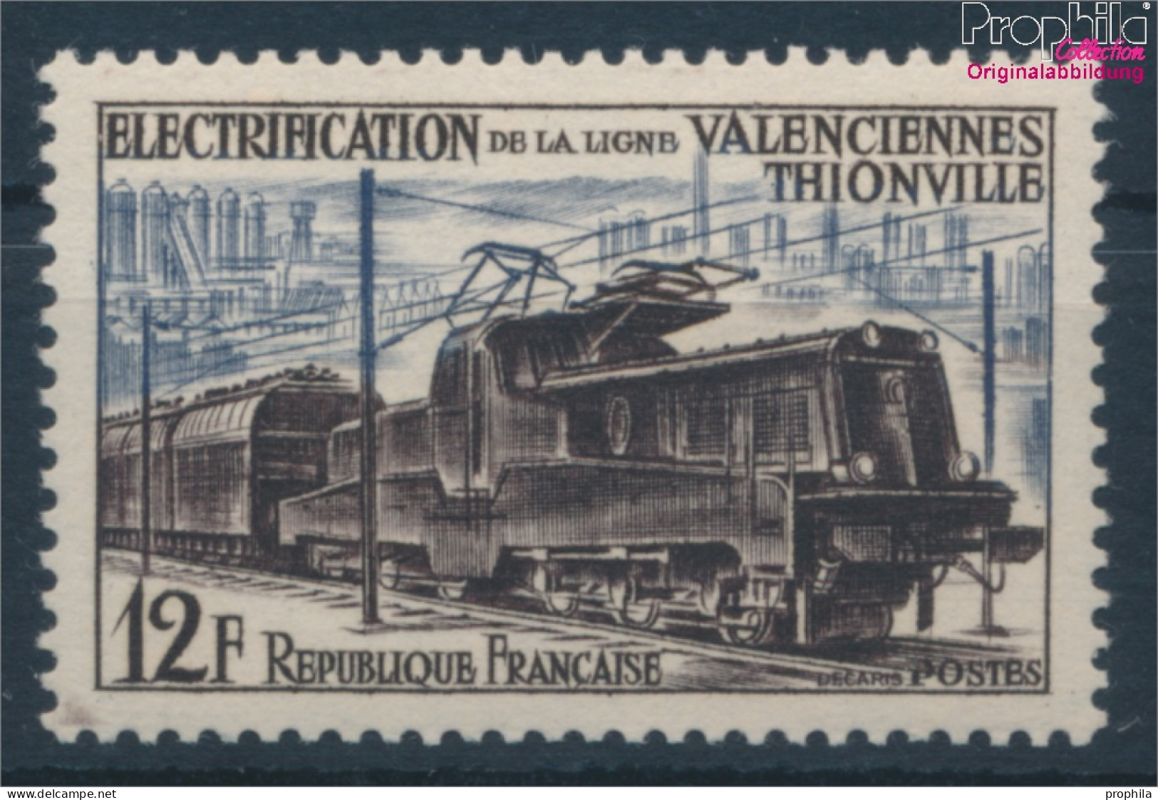 Frankreich 1049 (kompl.Ausg.) Postfrisch 1955 E-Lokomotive (10387602 - Neufs