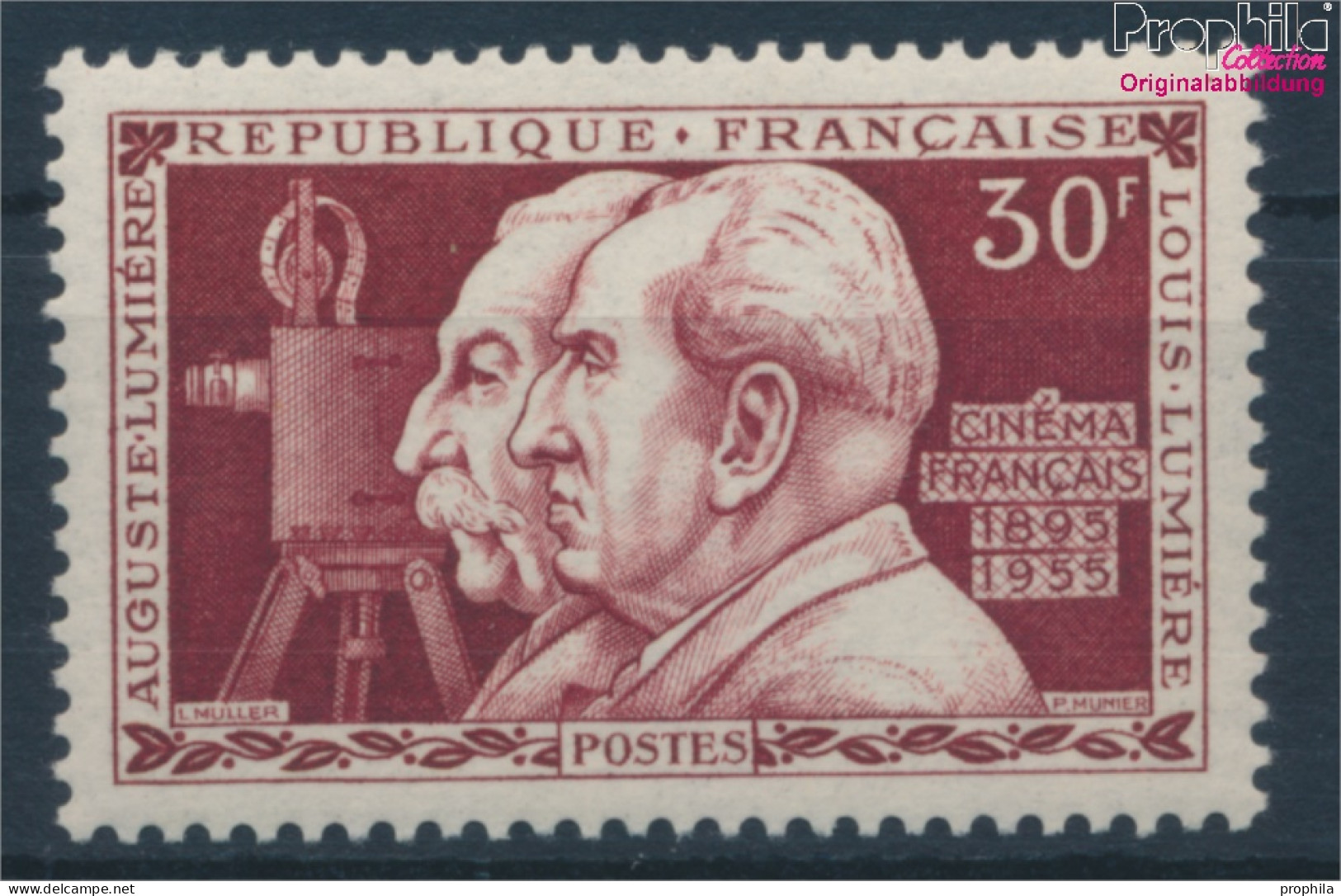 Frankreich 1059 (kompl.Ausg.) Postfrisch 1955 Brüder Lumière (10387606 - Nuovi