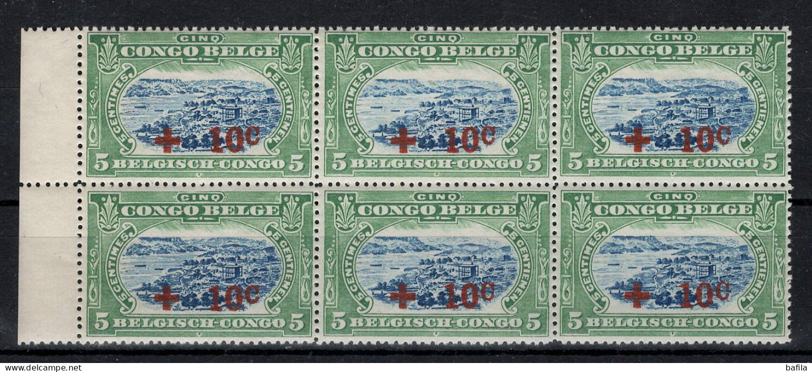 BELGISCH CONGO: COB 72 Blok Van 6 POSTFRIS ** MNH. - Ongebruikt