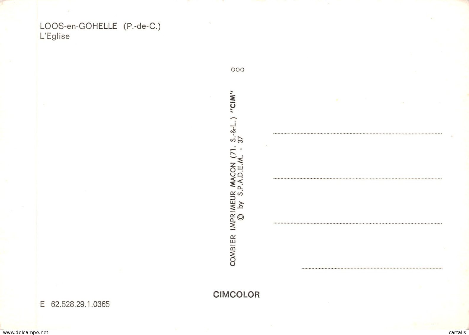 62-LOOS EN GOHELLE-N°4163-D/0293 - Autres & Non Classés