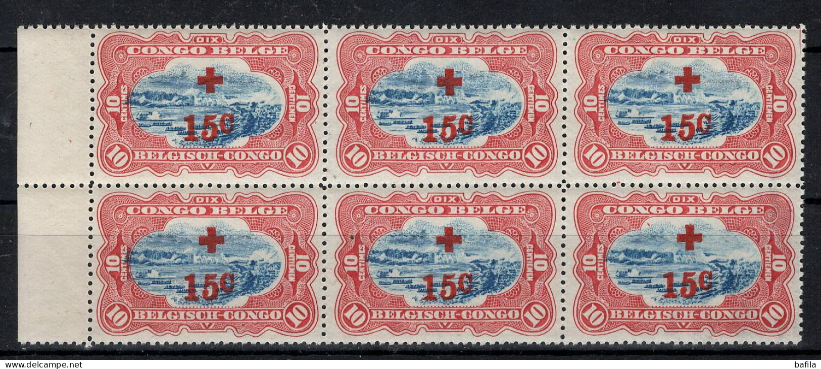 BELGISCH CONGO: COB 73 Blok Van 6 POSTFRIS ** MNH. - Neufs