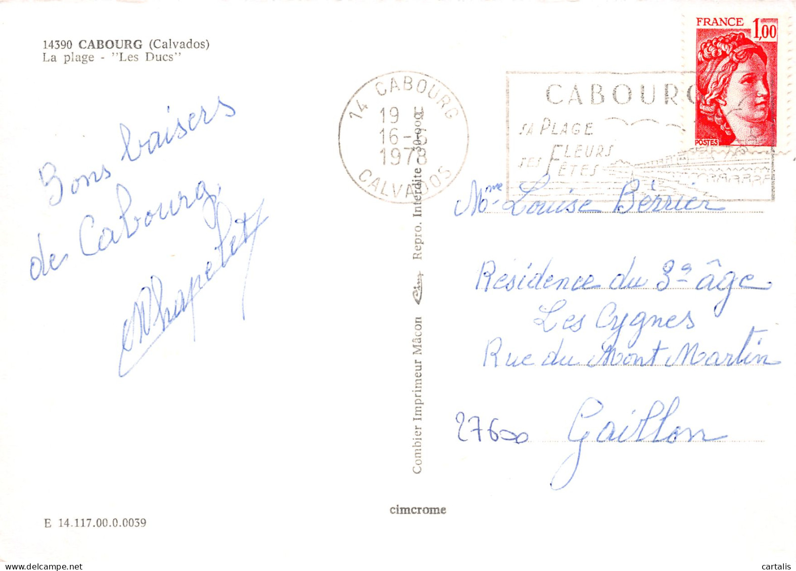 14-CABOURG-N°4163-C/0223 - Cabourg