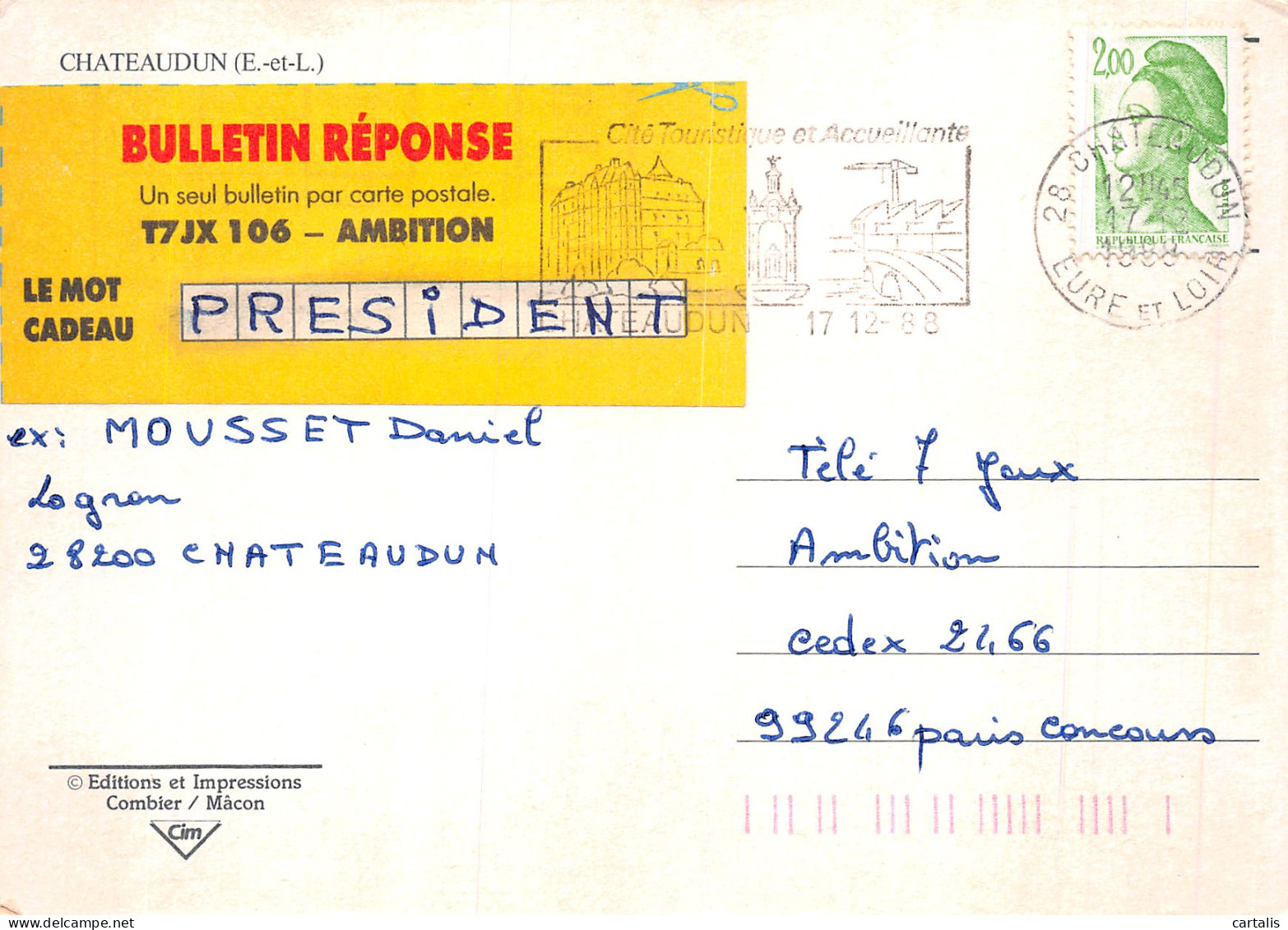 28-CHATEAUDUN-N°4164-B/0263 - Chateaudun