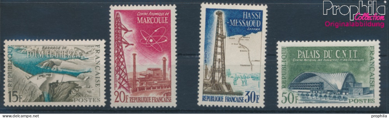 Frankreich 1247-1250 (kompl.Ausg.) Postfrisch 1959 Architektur (10387647 - Neufs