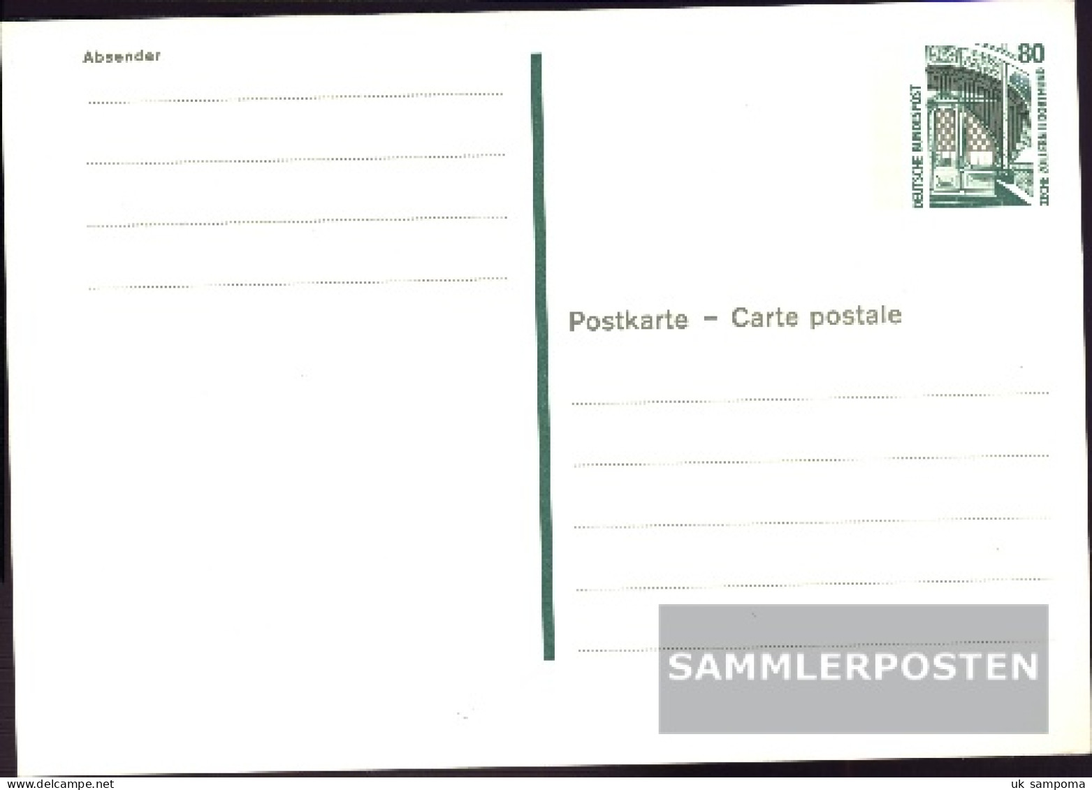 FRD (FR.Germany) P142 Official Postcard Gefälligkeitsgestempelt Used 1989 Attractions - Other & Unclassified