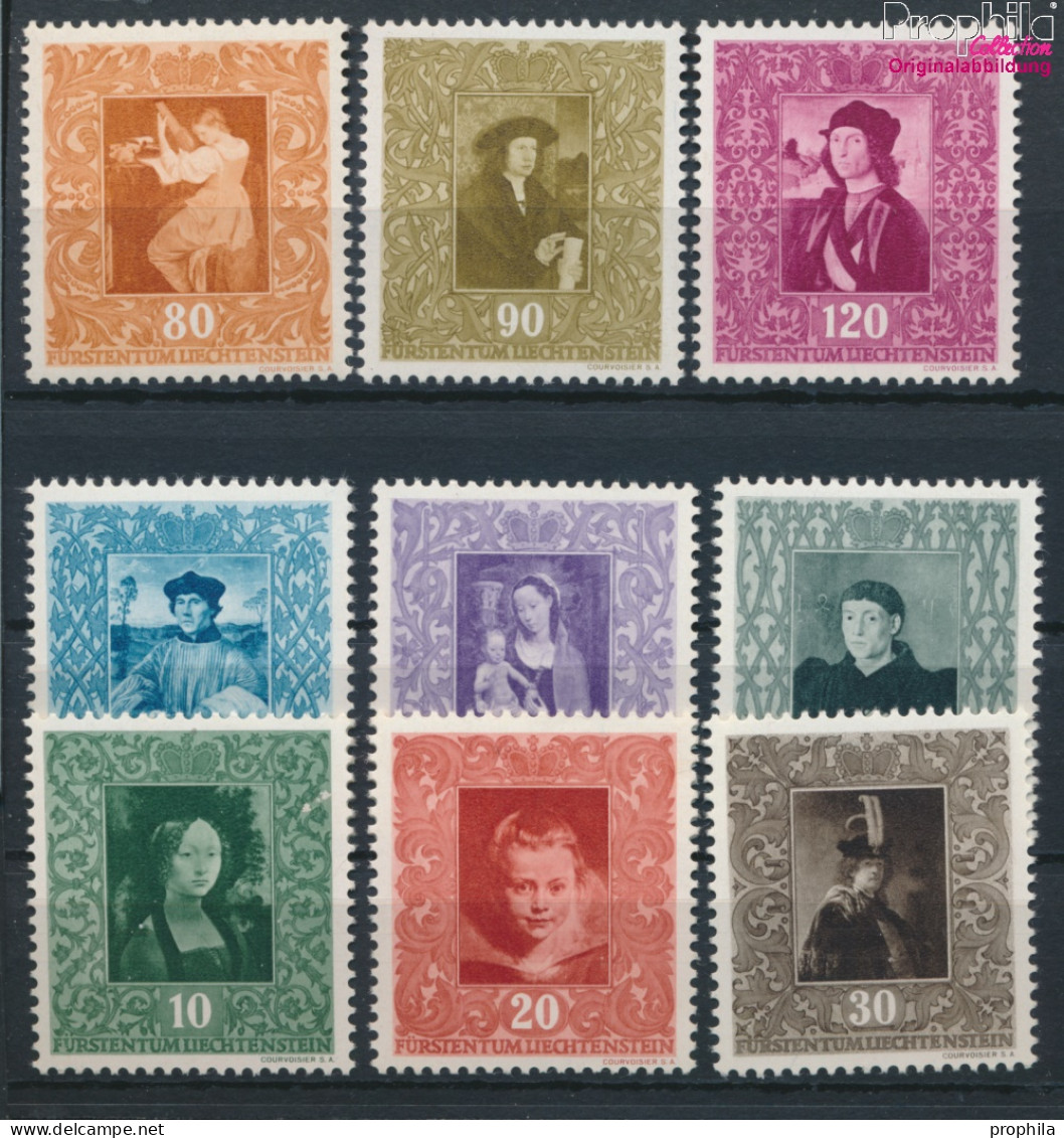 Liechtenstein 268-276 (kompl.Ausg.) Postfrisch 1949 Gemälde (10377397 - Ungebraucht