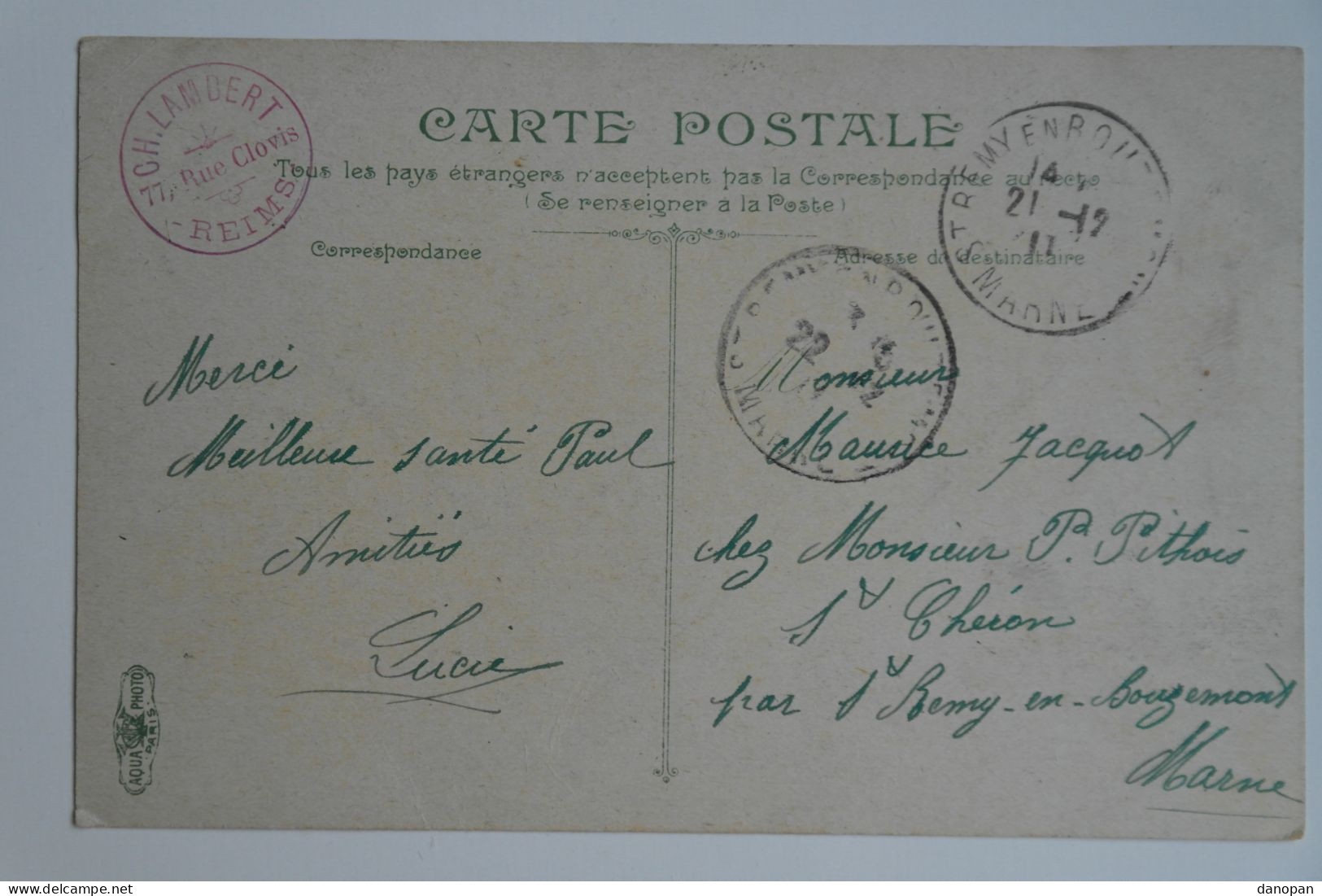 Lot 20 cpa 100% France - Animées, cartes rares. Belles cartes, toutes en photos, pas de mauvaises surprises - BL44