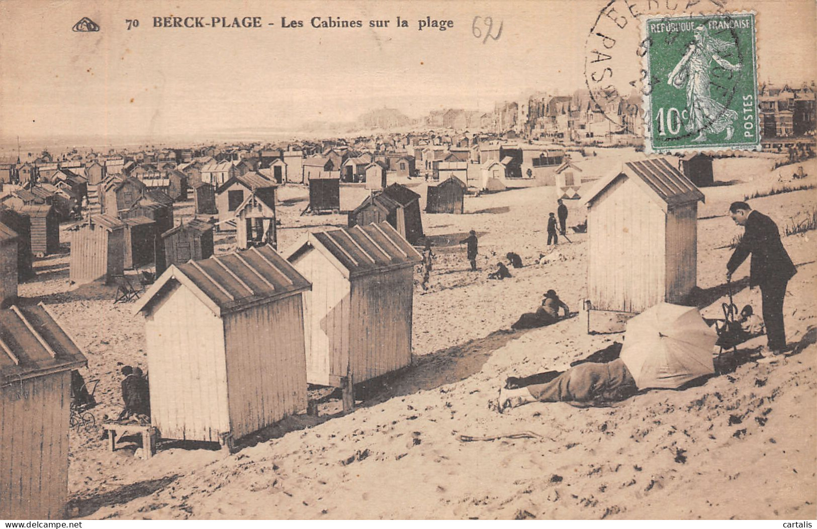 62-BERCK PLAGE-N°4164-E/0237 - Berck