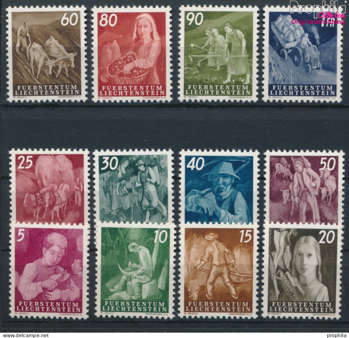 Liechtenstein 289-300 (kompl.Ausg.) Postfrisch 1951 Landarbeit (10377402 - Nuevos