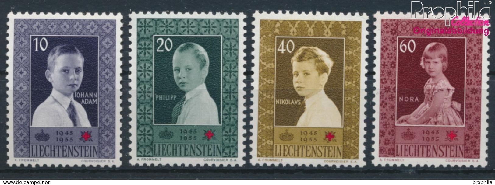 Liechtenstein 338-341 (kompl.Ausg.) Postfrisch 1955 Rotes Kreuz (10377406 - Neufs