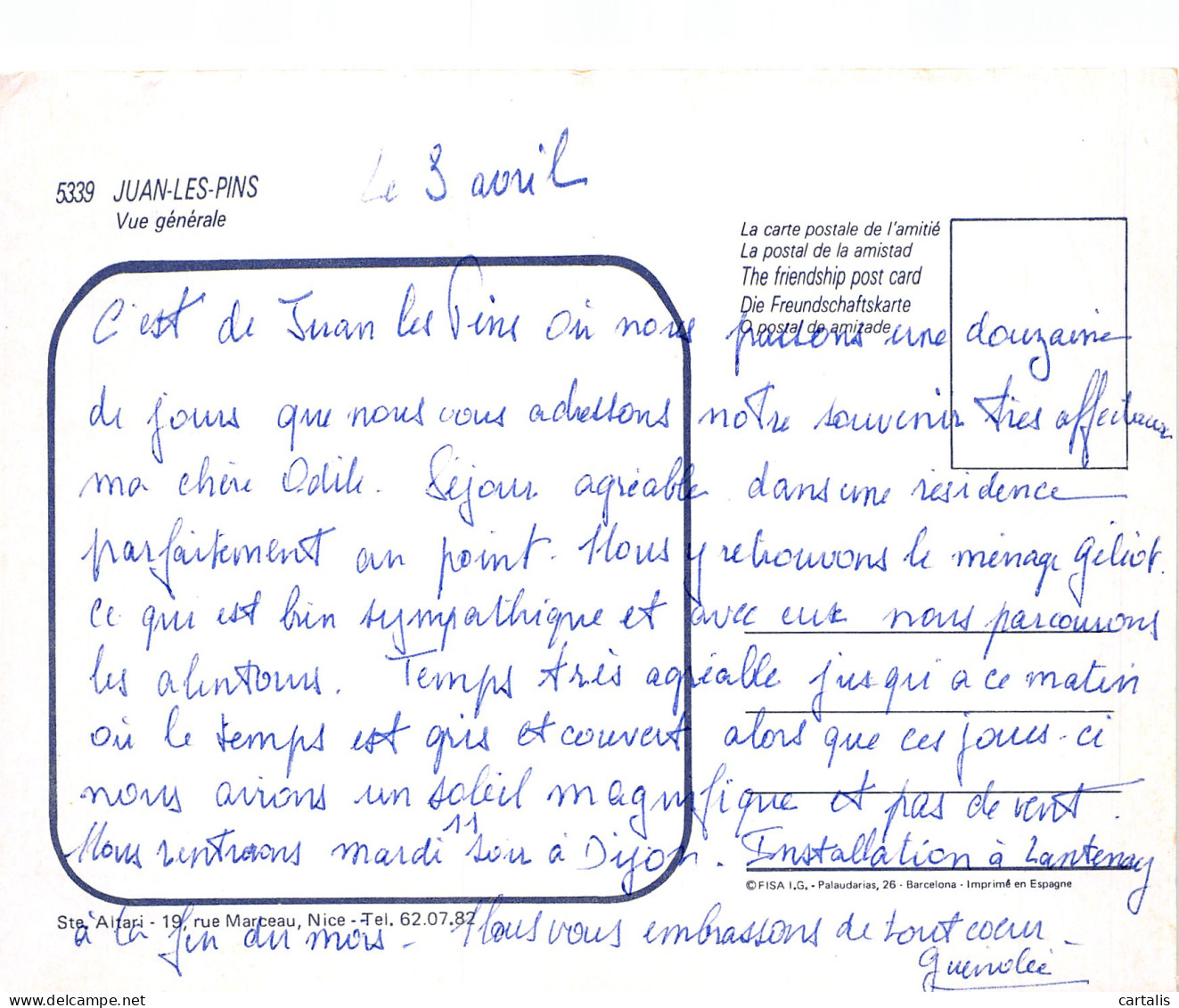 06-JUAN LES PINS-N°4165-C/0221 - Juan-les-Pins