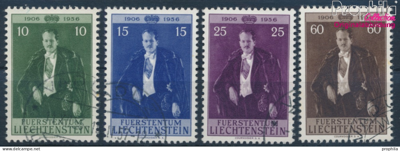 Liechtenstein 348-351 (kompl.Ausg.) Gestempelt 1956 Franz Josef (10374136 - Gebraucht