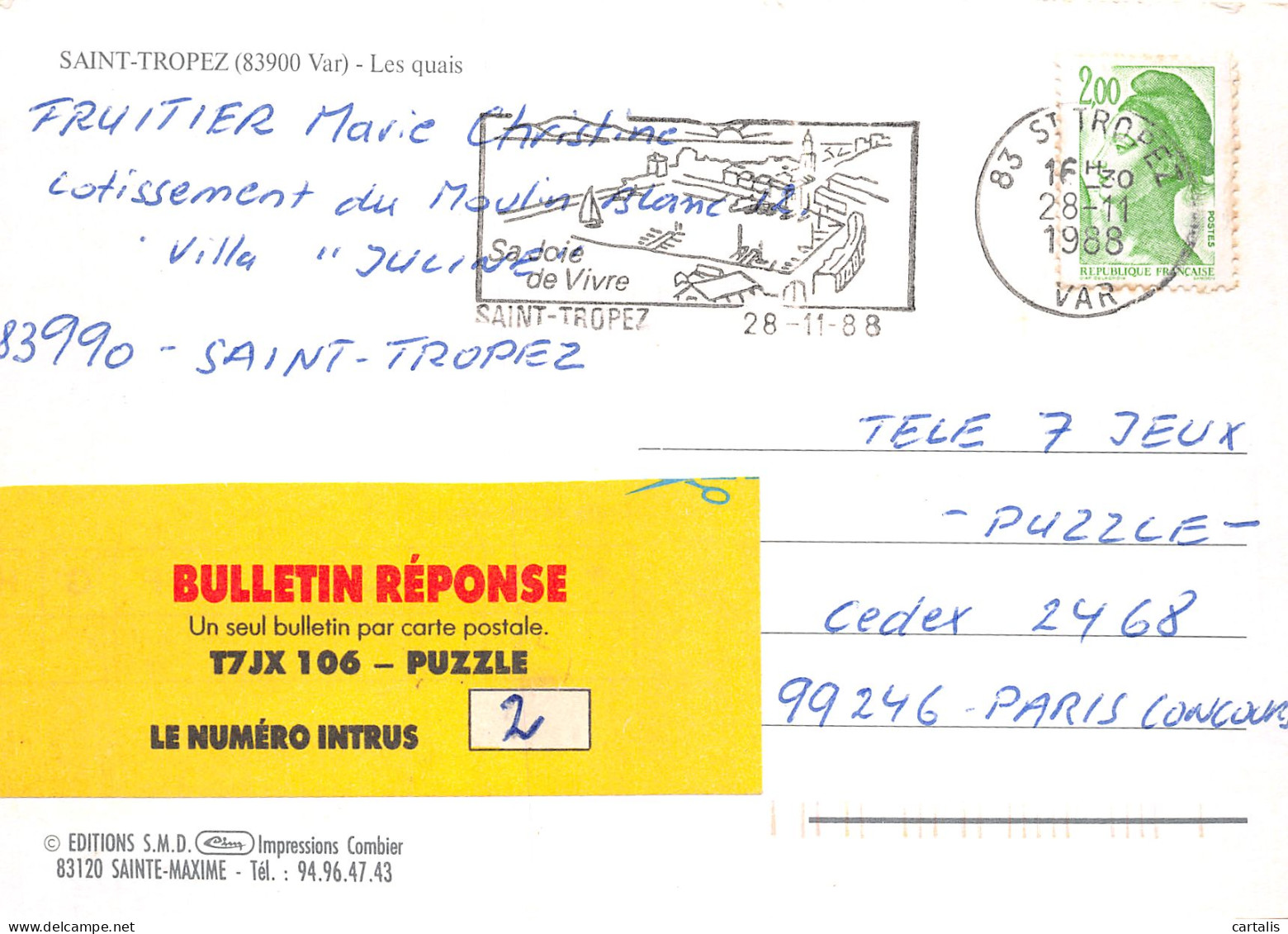 83-SAINT TROPEZ-N°4165-B/0057 - Saint-Tropez