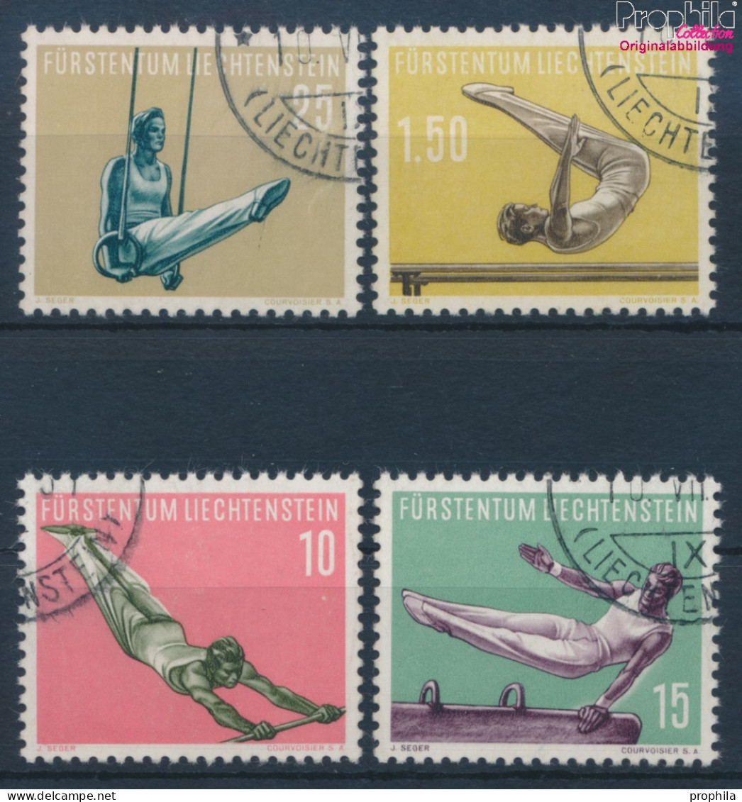 Liechtenstein 353-356 (kompl.Ausg.) Gestempelt 1957 Sport (10374138 - Used Stamps