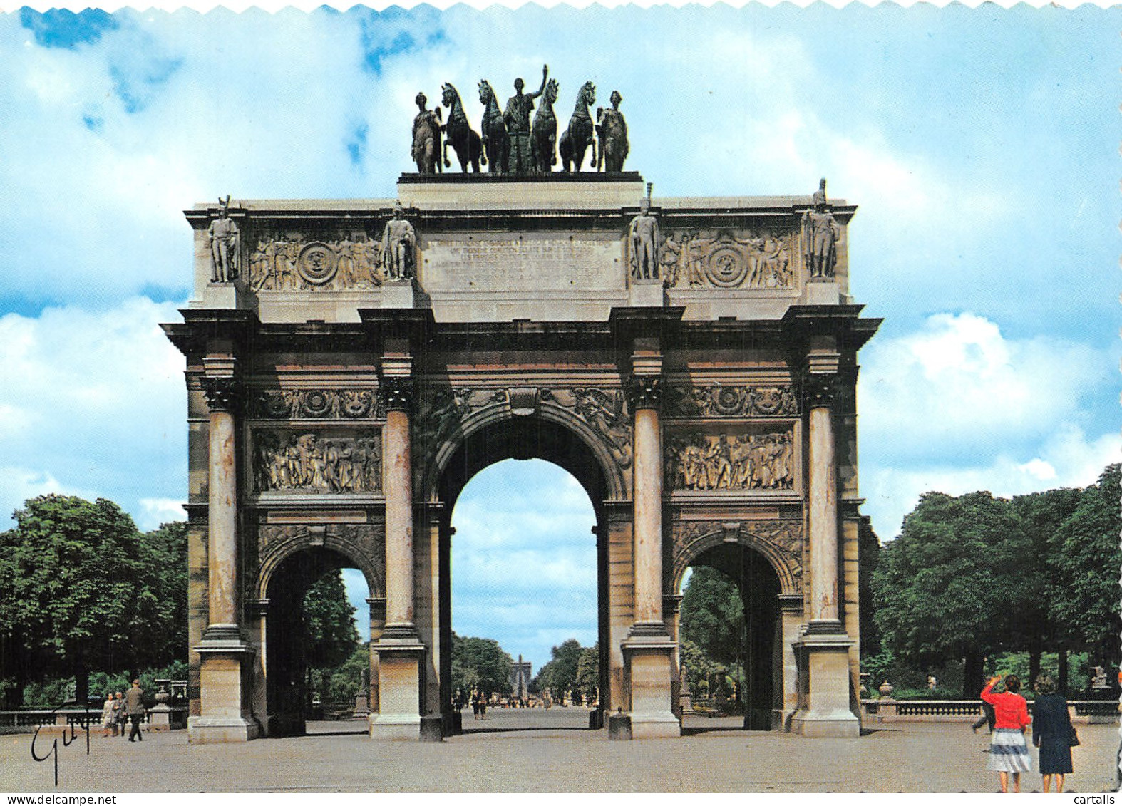 75-PARIS ARC DE TRIOMPHE-N°4165-A/0353 - Arc De Triomphe