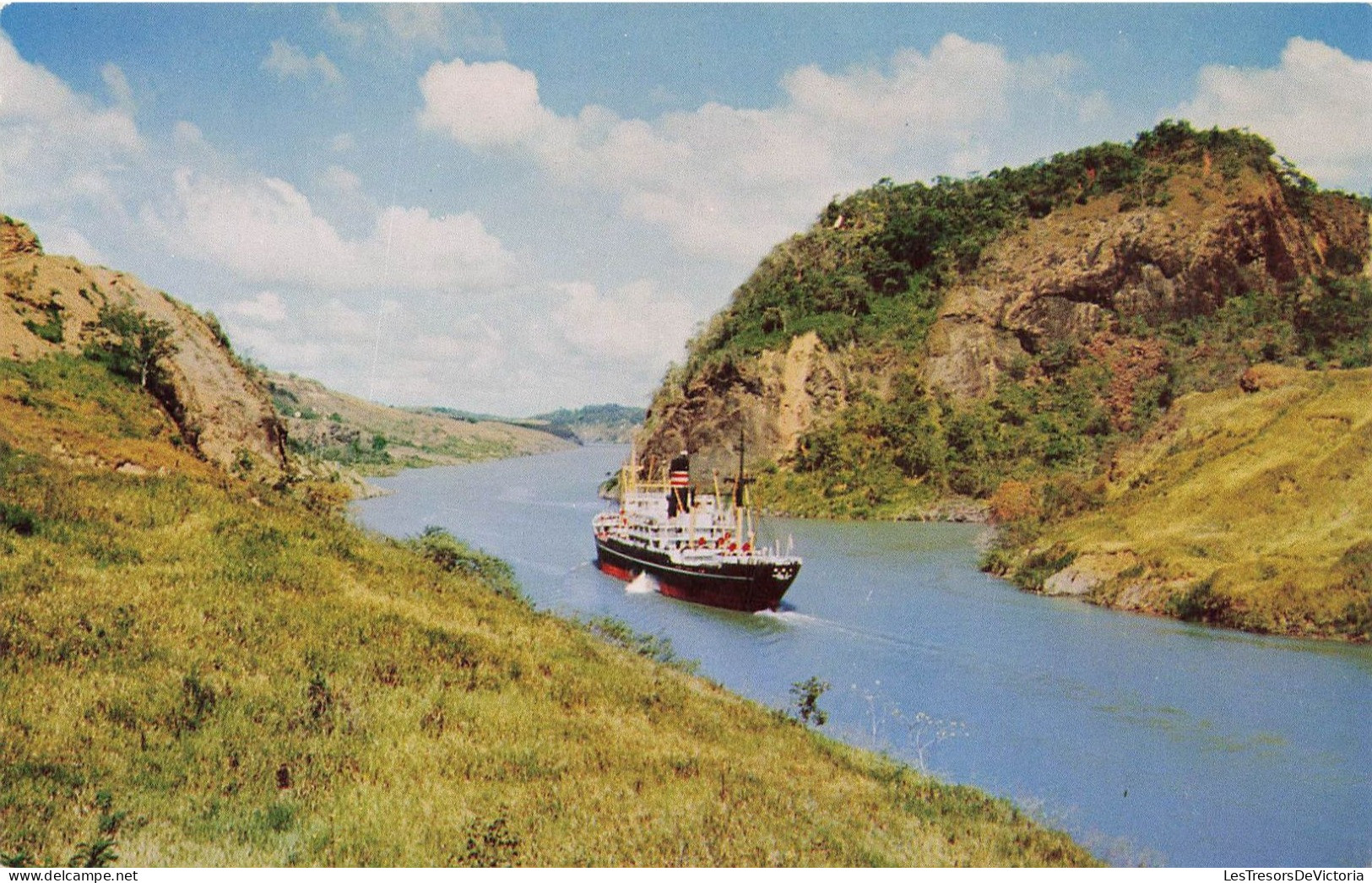 PANAMA - The Famous Gaillard Cut (Culebra Cut) Of The Panama Canal - Contractors Hill - Gold Hi - Carte Postale - Panama