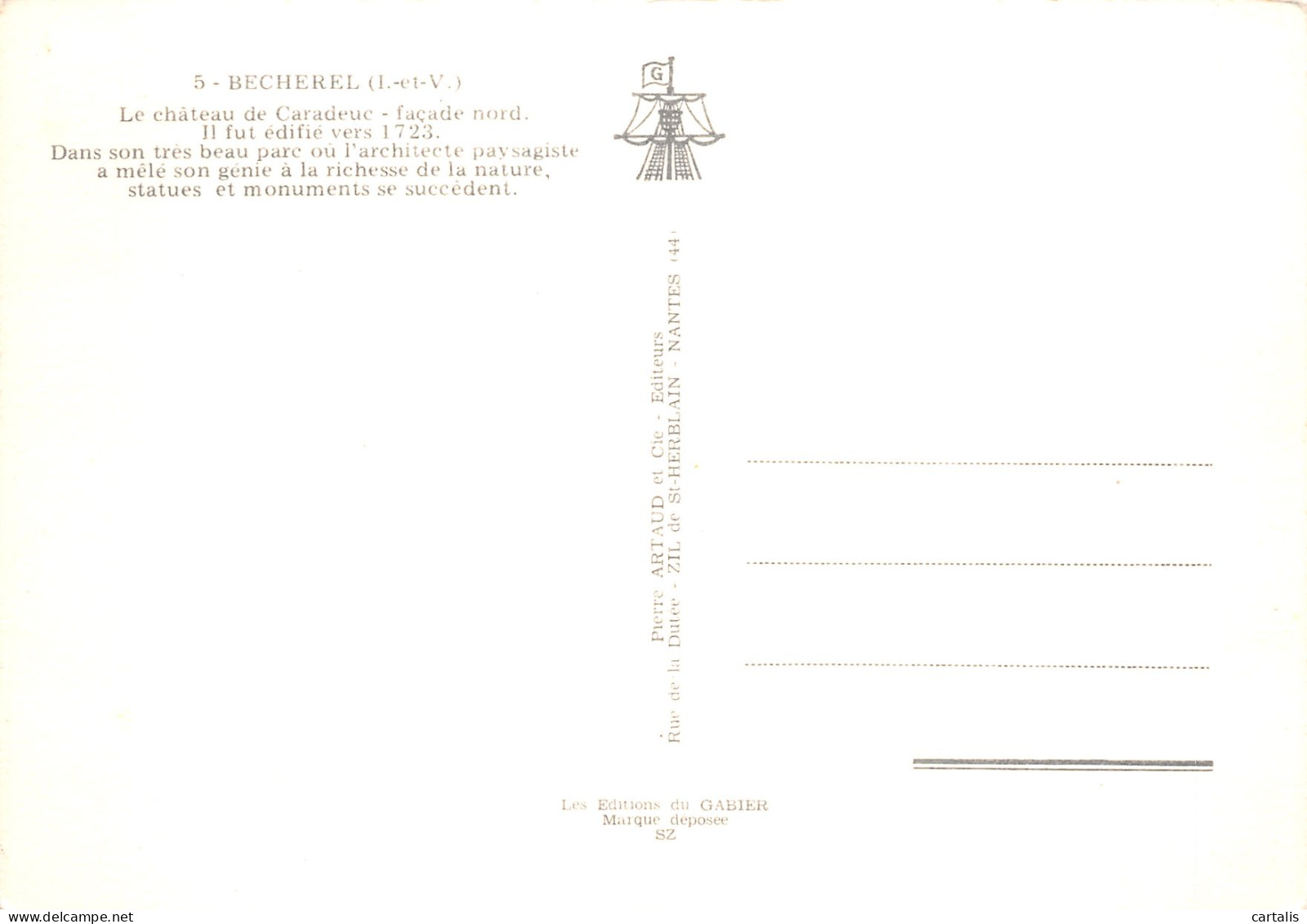 35-BECHEREL-N°4165-A/0177 - Bécherel