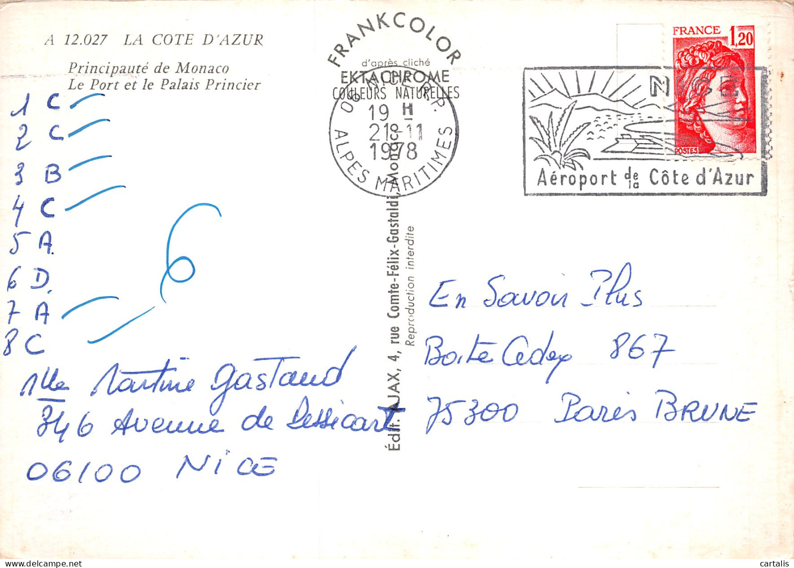 06-MONACO-N°4165-D/0341 - Sonstige & Ohne Zuordnung