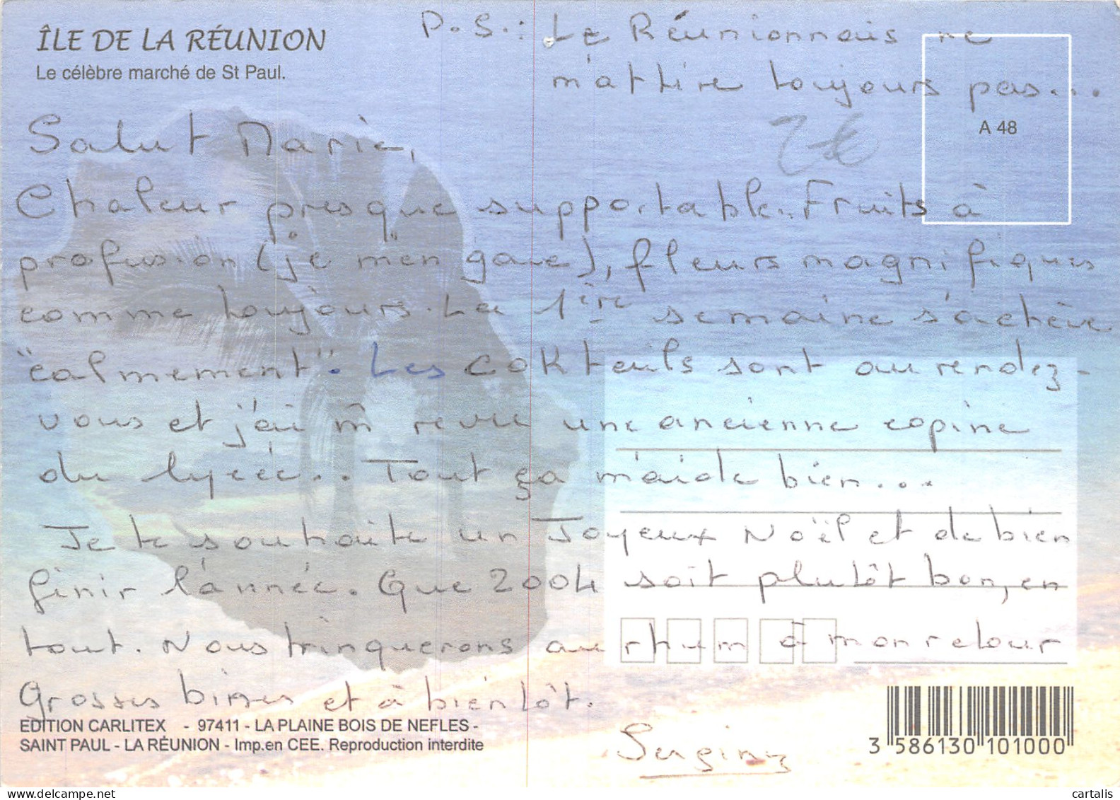 974-ILE DE LA REUNION SAINT PAUL-N°4165-D/0287 - Otros & Sin Clasificación