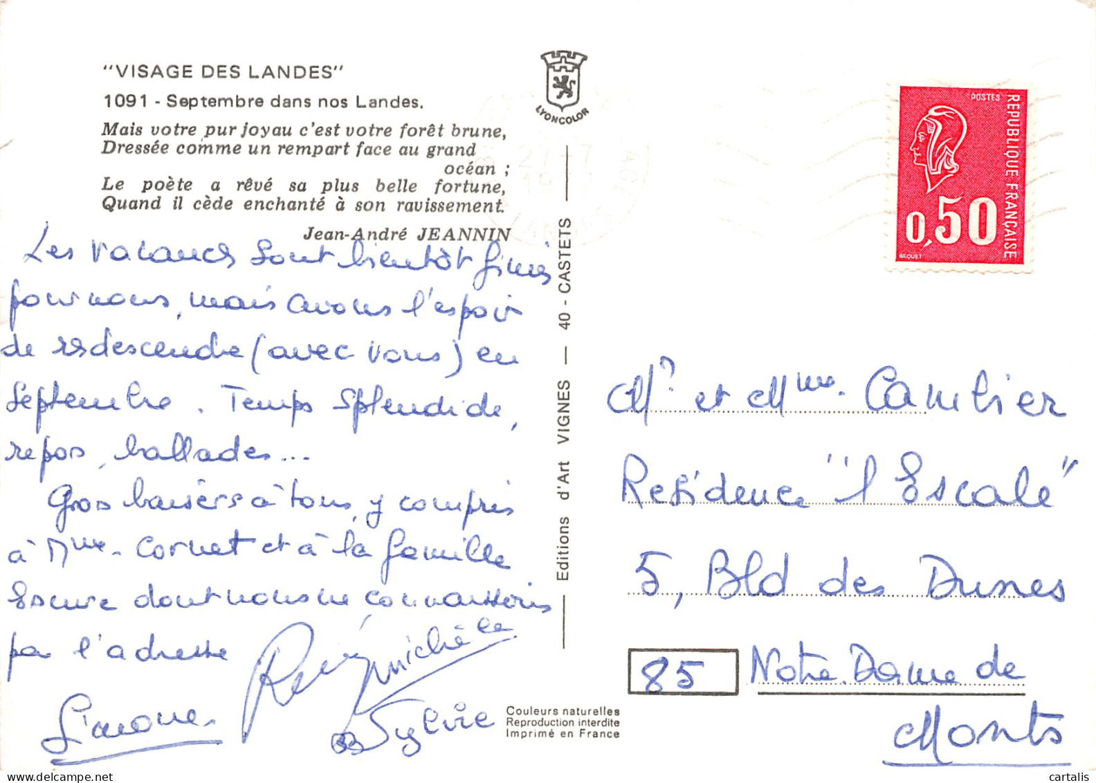 40-LES LANDES-N°4165-D/0153 - Altri & Non Classificati