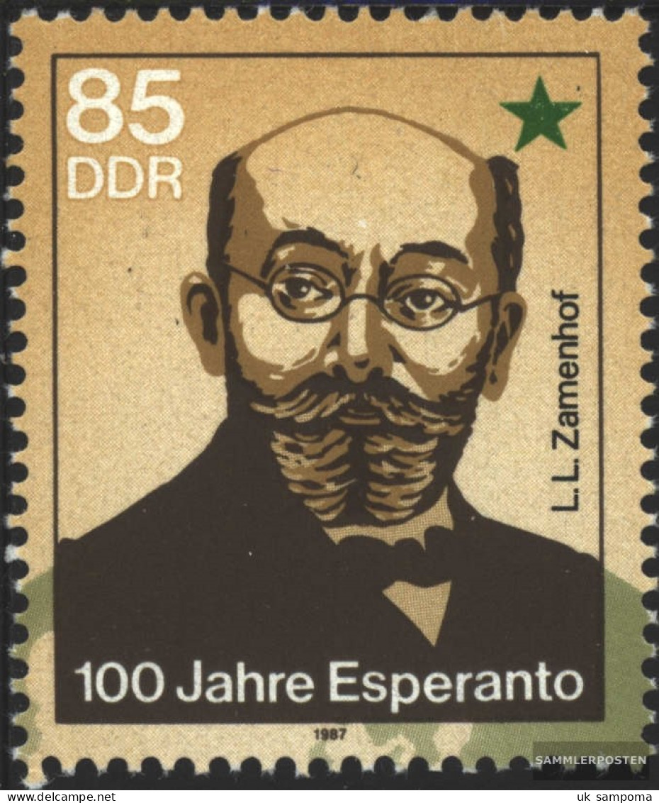 DDR 3106 (complete.issue) Unmounted Mint / Never Hinged 1987 Esperanto - Neufs