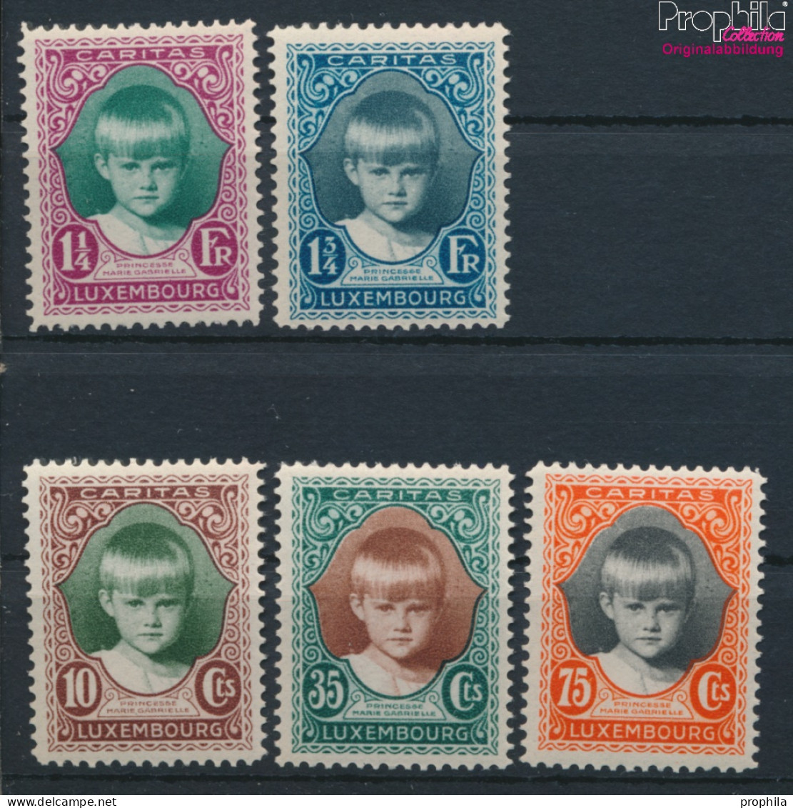 Luxemburg 213-217 (kompl.Ausg.) Postfrisch 1929 Kinderhilfe (10368664 - Ungebraucht