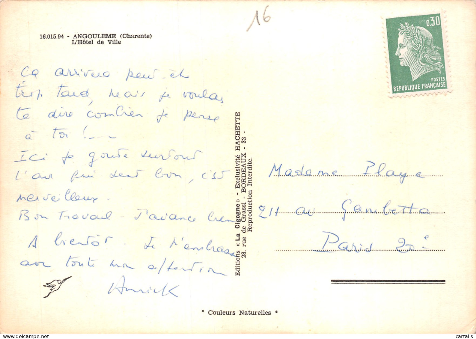 16-ANGOULEME-N°4166-B/0103 - Angouleme