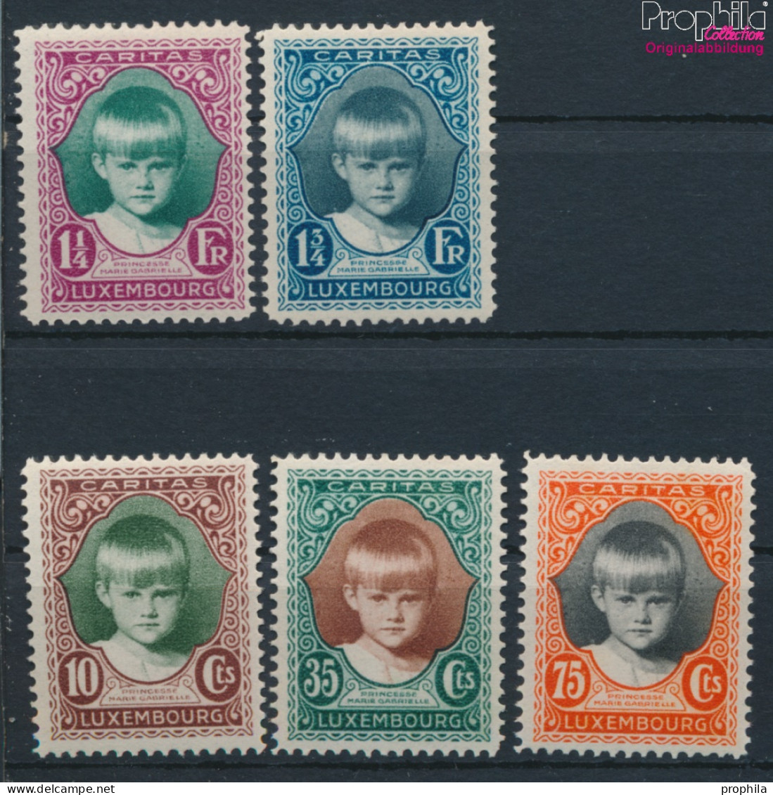 Luxemburg 213-217 (kompl.Ausg.) Postfrisch 1929 Kinderhilfe (10368665 - Nuovi