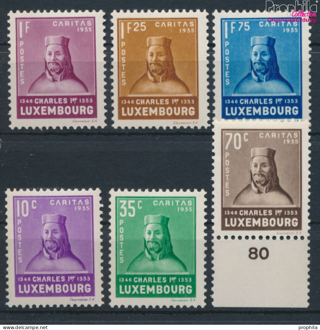 Luxemburg 284-289 (kompl.Ausg.) Postfrisch 1935 Kinderhilfe (10368810 - Nuevos