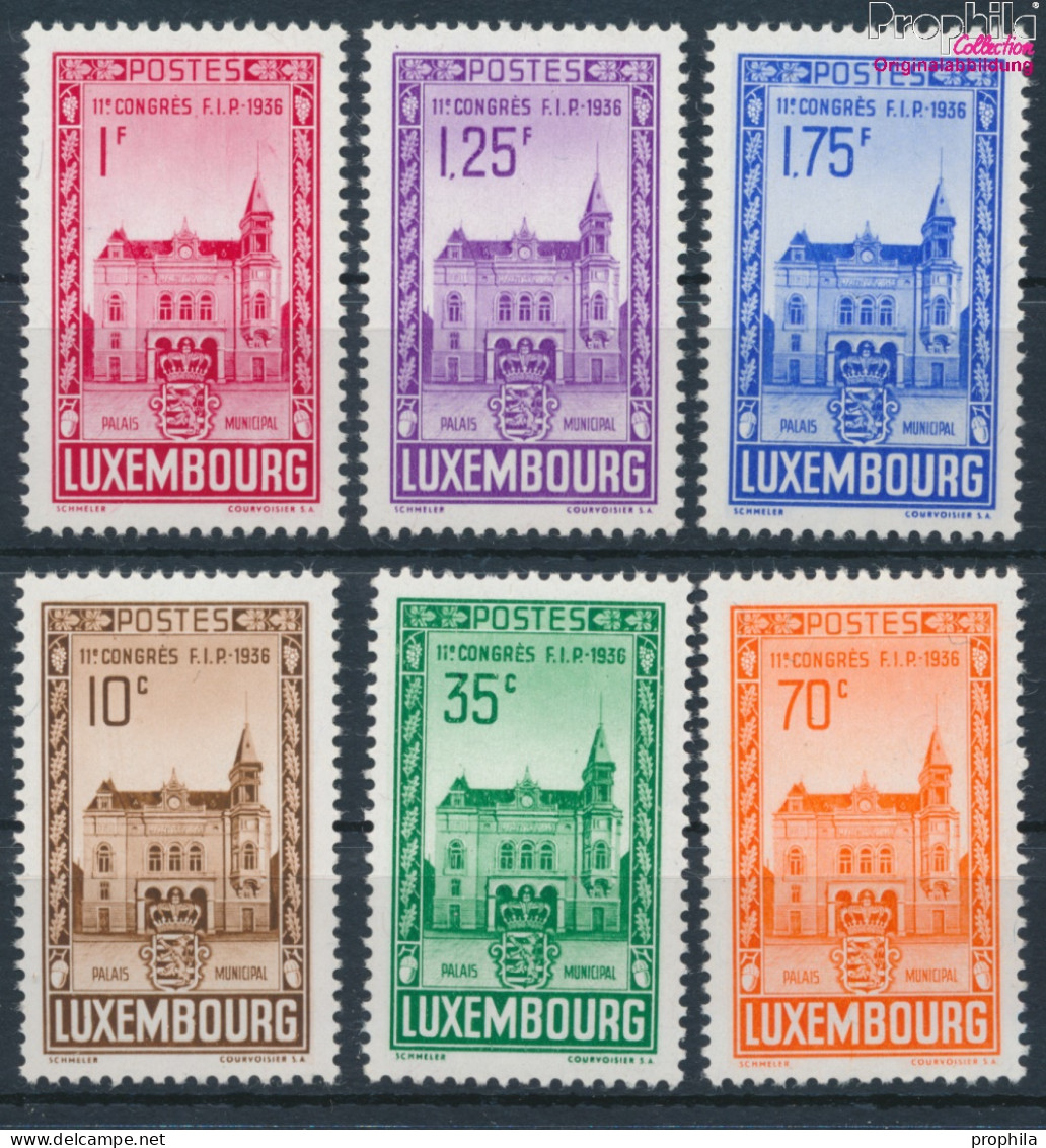 Luxemburg 290-295 (kompl.Ausg.) Postfrisch 1936 FIP (10368695 - Ungebraucht