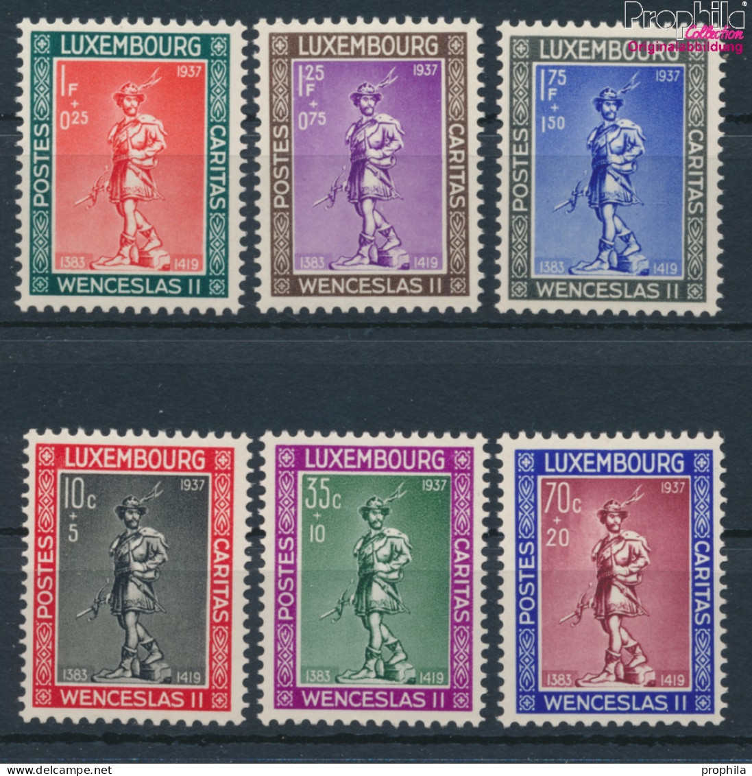 Luxemburg 303-308 (kompl.Ausg.) Postfrisch 1937 Kinderhilfe (10368697 - Nuovi