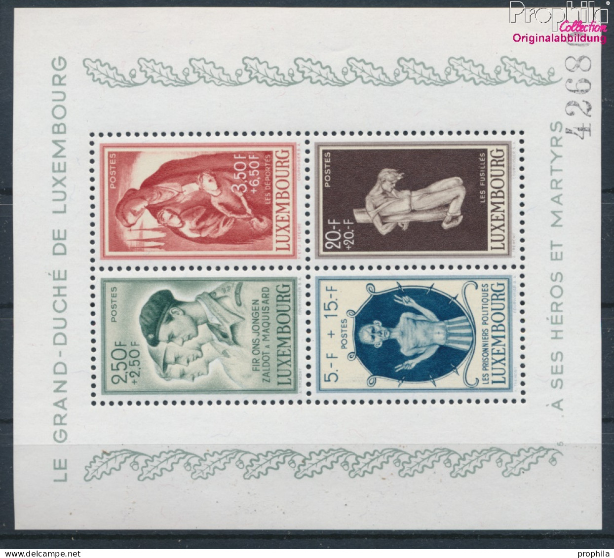 Luxemburg Block5 (kompl.Ausg.) Postfrisch 1946 Kriegsgeschädigte (10377583 - Unused Stamps