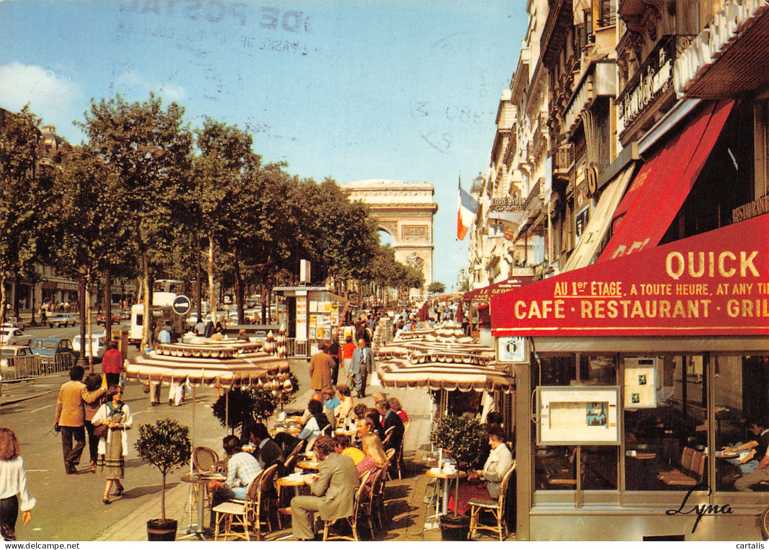 75-PARIS LES CHAMPS ELYSEES-N°4166-D/0367 - Champs-Elysées