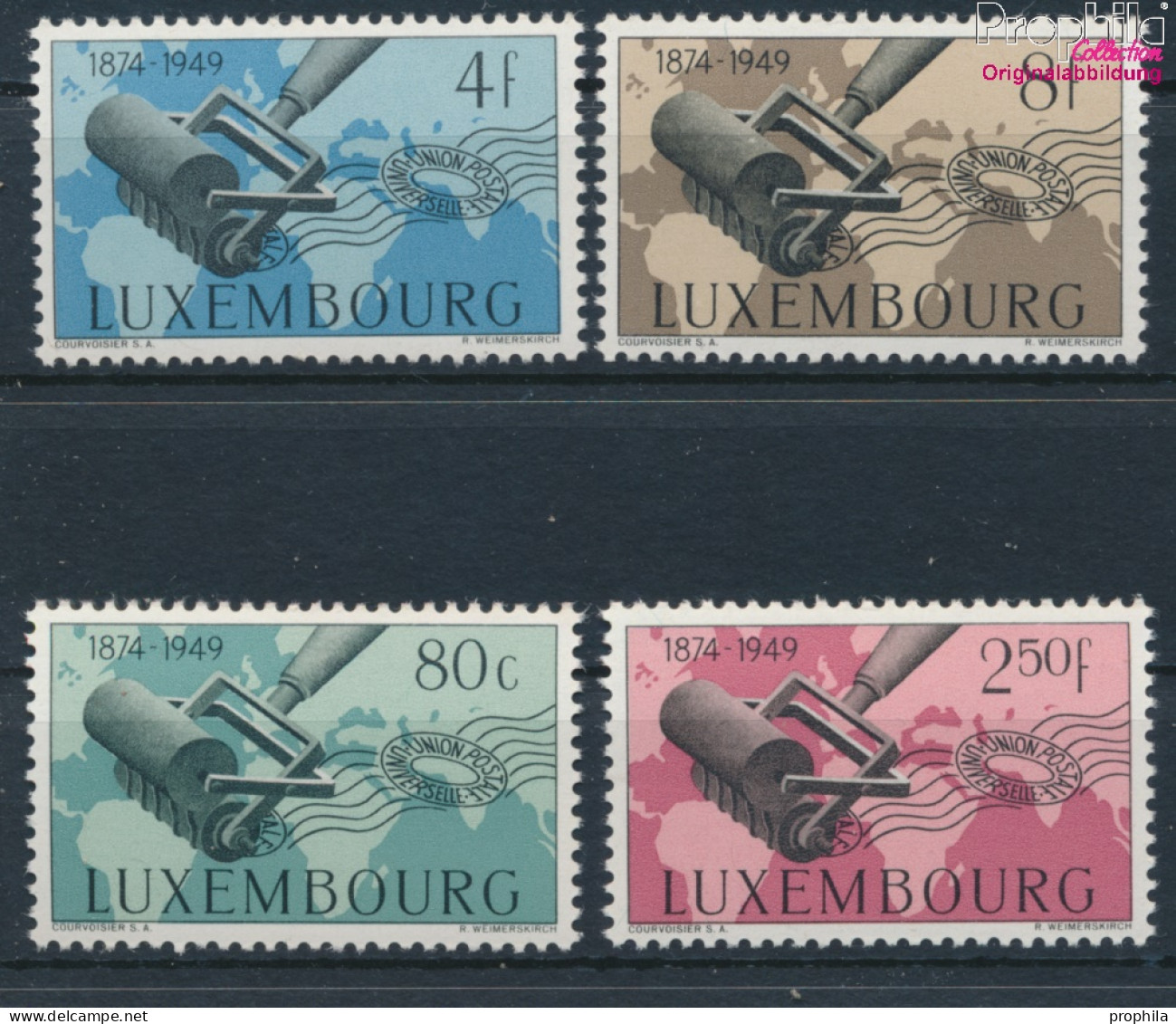 Luxemburg 460-463 (kompl.Ausg.) Postfrisch 1949 75 Jahre UPU (10368706 - Ungebraucht