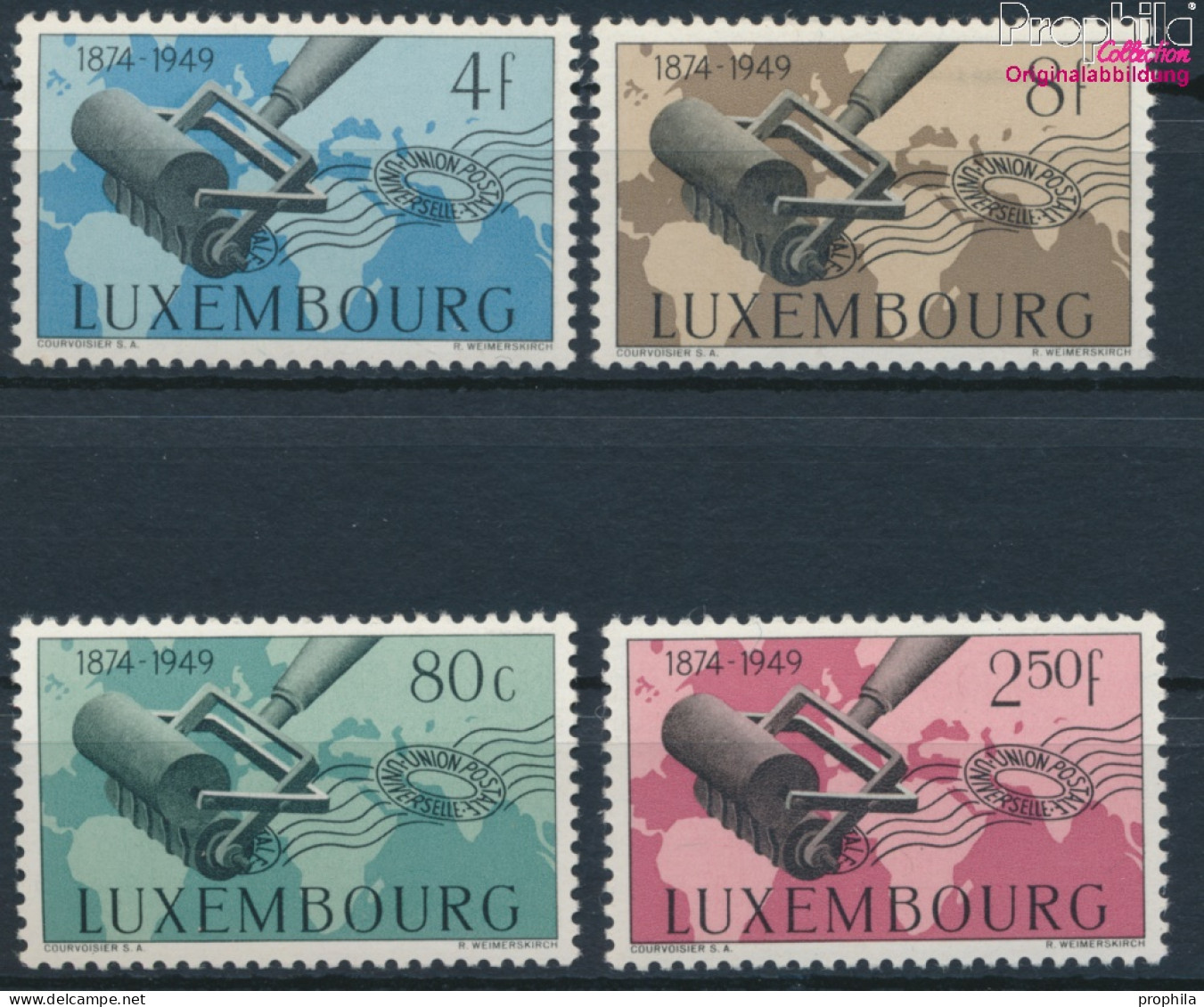 Luxemburg 460-463 (kompl.Ausg.) Postfrisch 1949 75 Jahre UPU (10377579 - Ongebruikt