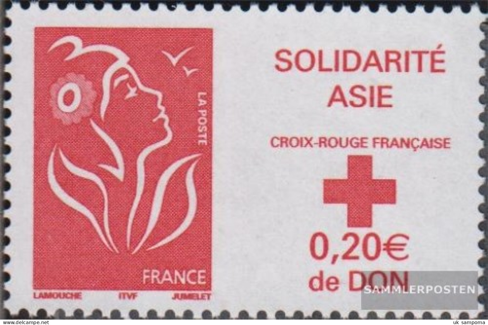 France 3896 (complete Issue) Unmounted Mint / Never Hinged 2005 Red Cross - Unused Stamps