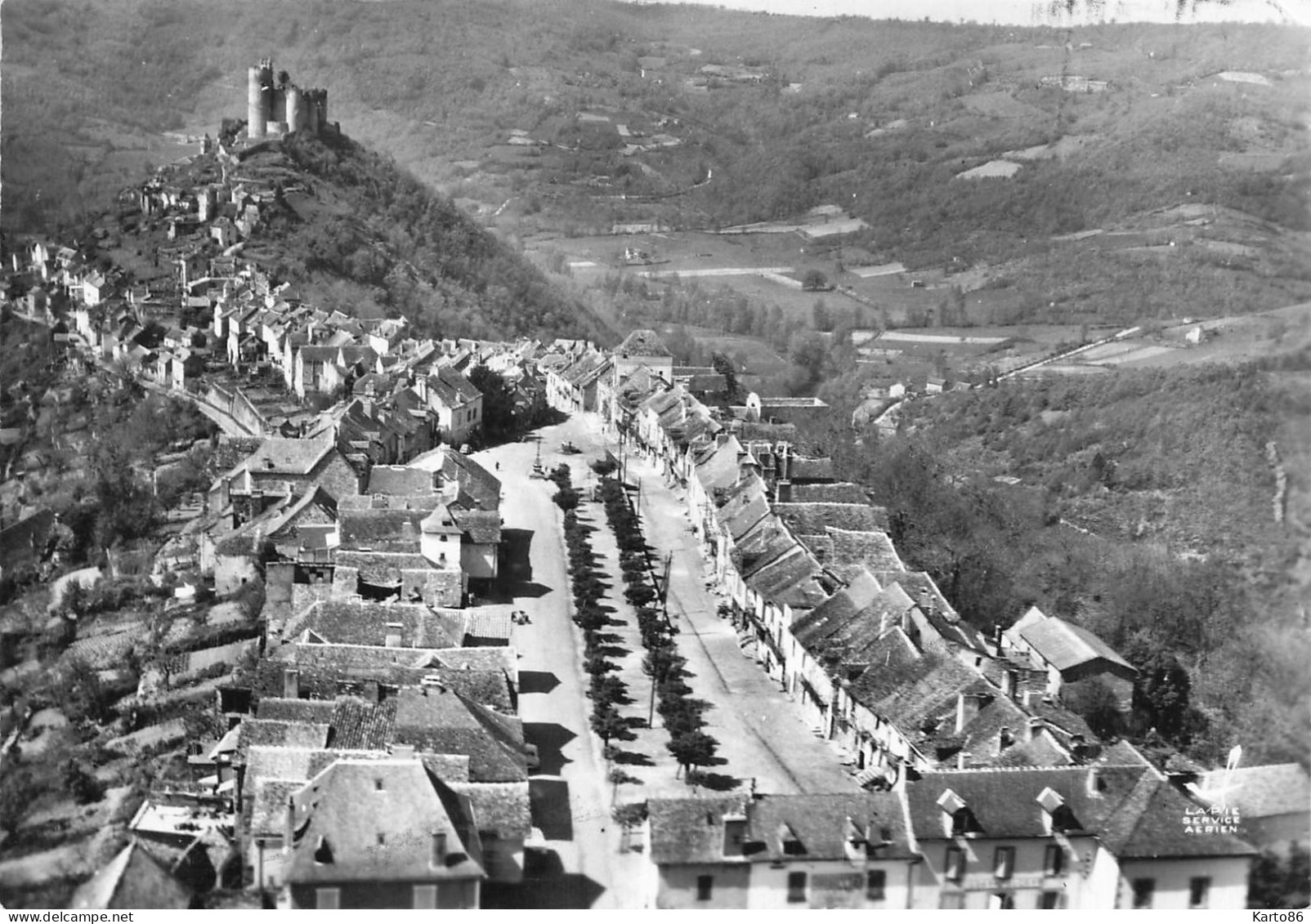 Najac * Vue Générale Du Village - Najac