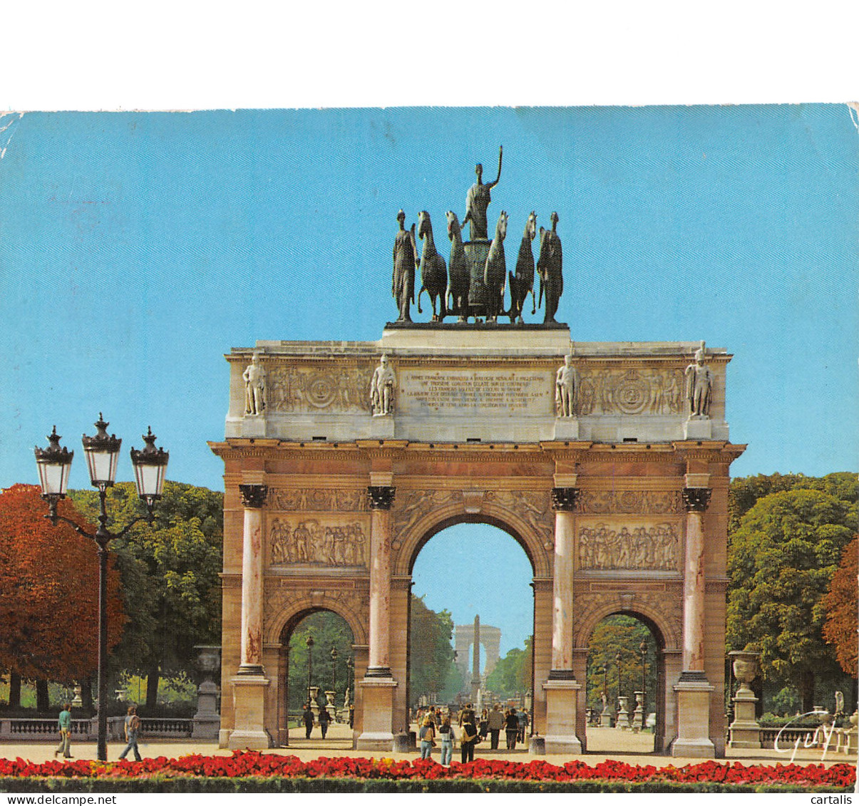 75-PARIS ARC DE TRIOMPHE-N°4167-A/0313 - Arc De Triomphe