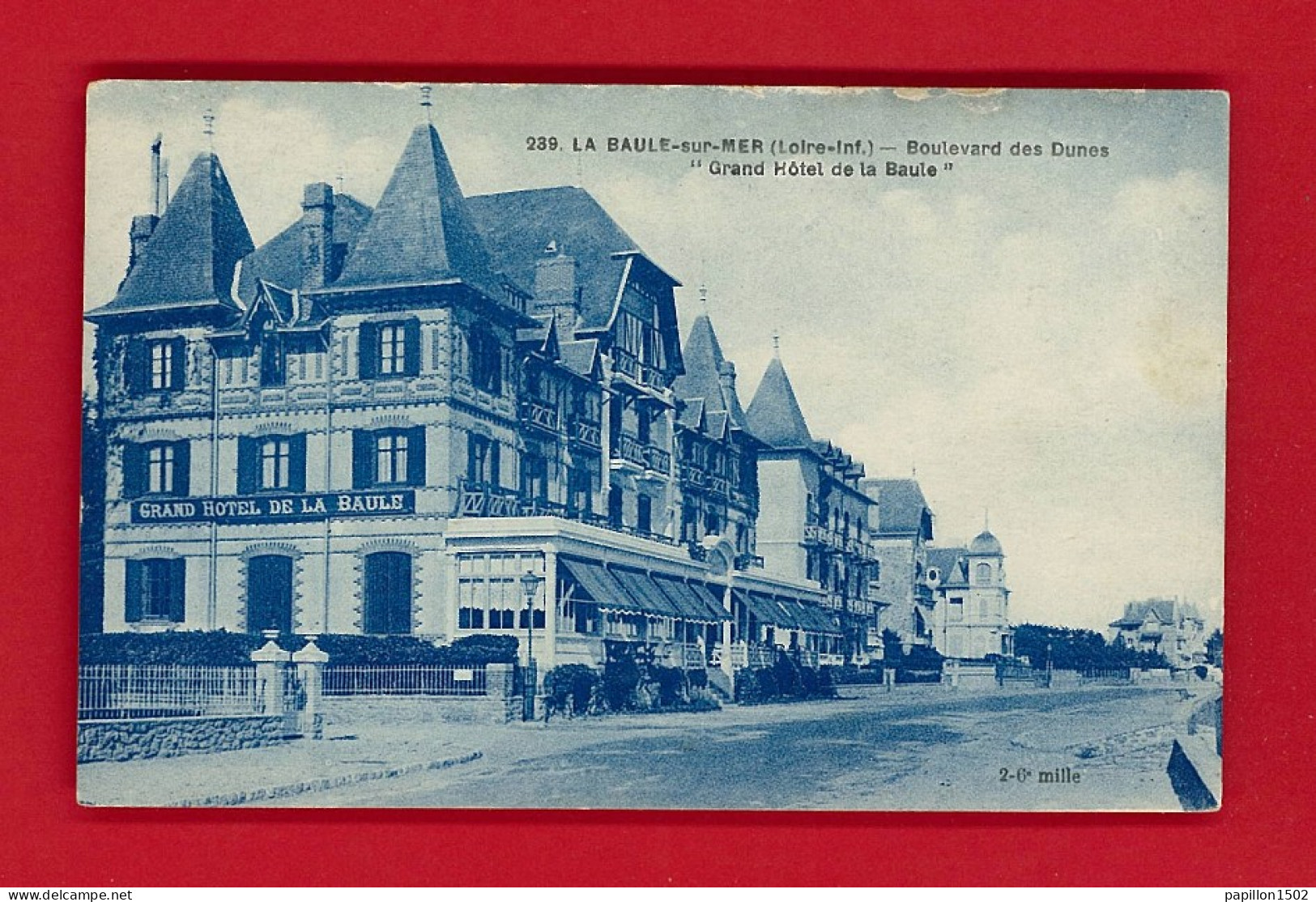 F-44-La Baule-05PH Le Boulevard Des Dunes, Grand Hôtel De La Baule, Cpa  - La Baule-Escoublac