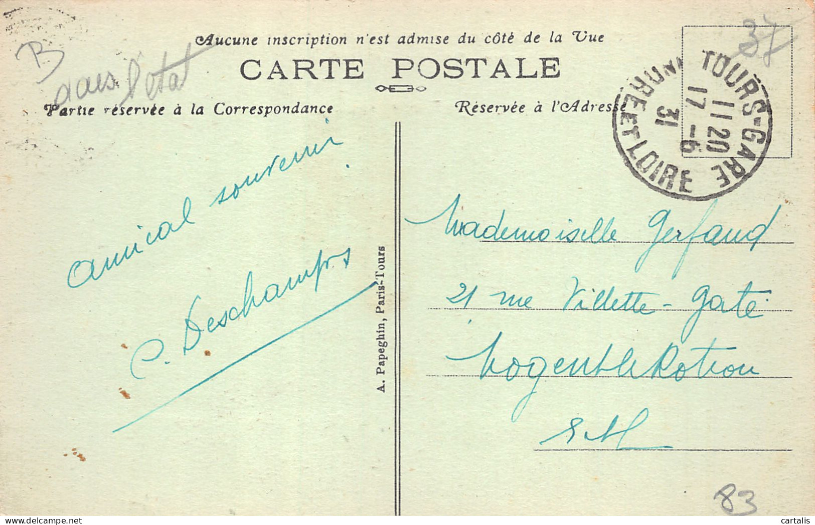 37-VOUVRAY-N°4167-E/0207 - Vouvray