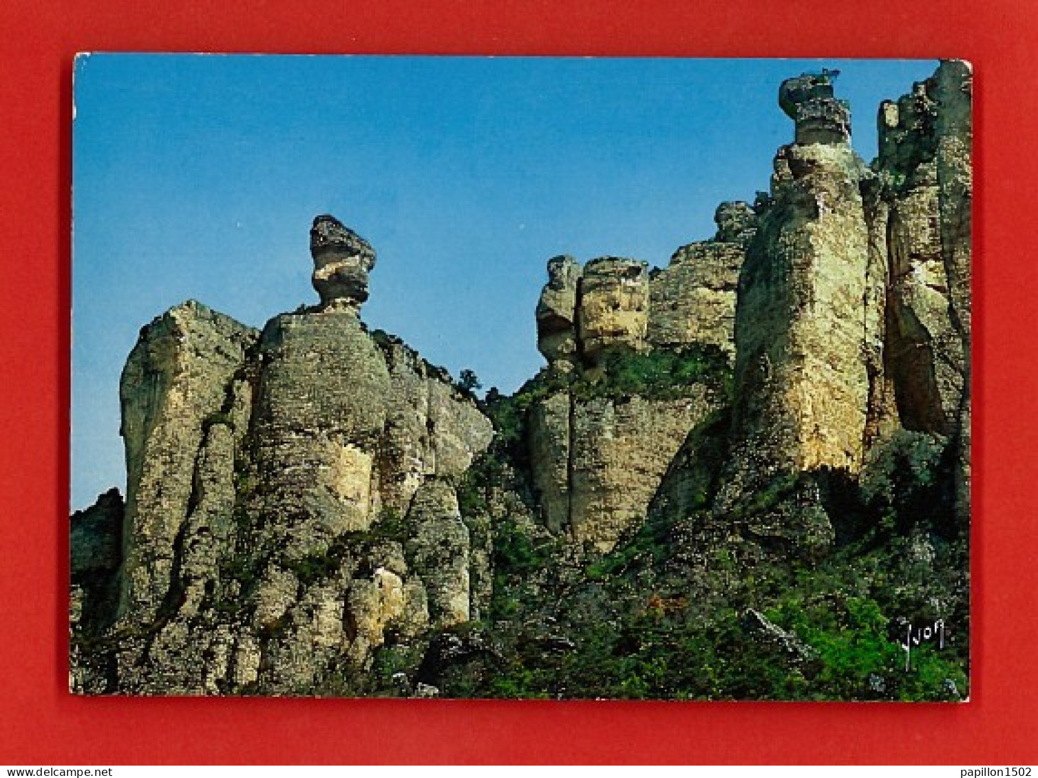 F-48-Lozere-05PH Les Gorges De La Jonte, Les Vases De Chine Et De Sèvres, BE - Autres & Non Classés