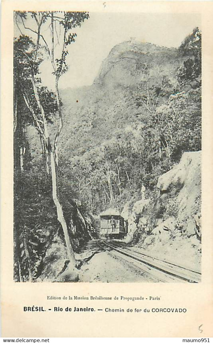 BRESIL - Rio De Janeiro - Chemin De Fer Du CORCOVADO - Rio De Janeiro