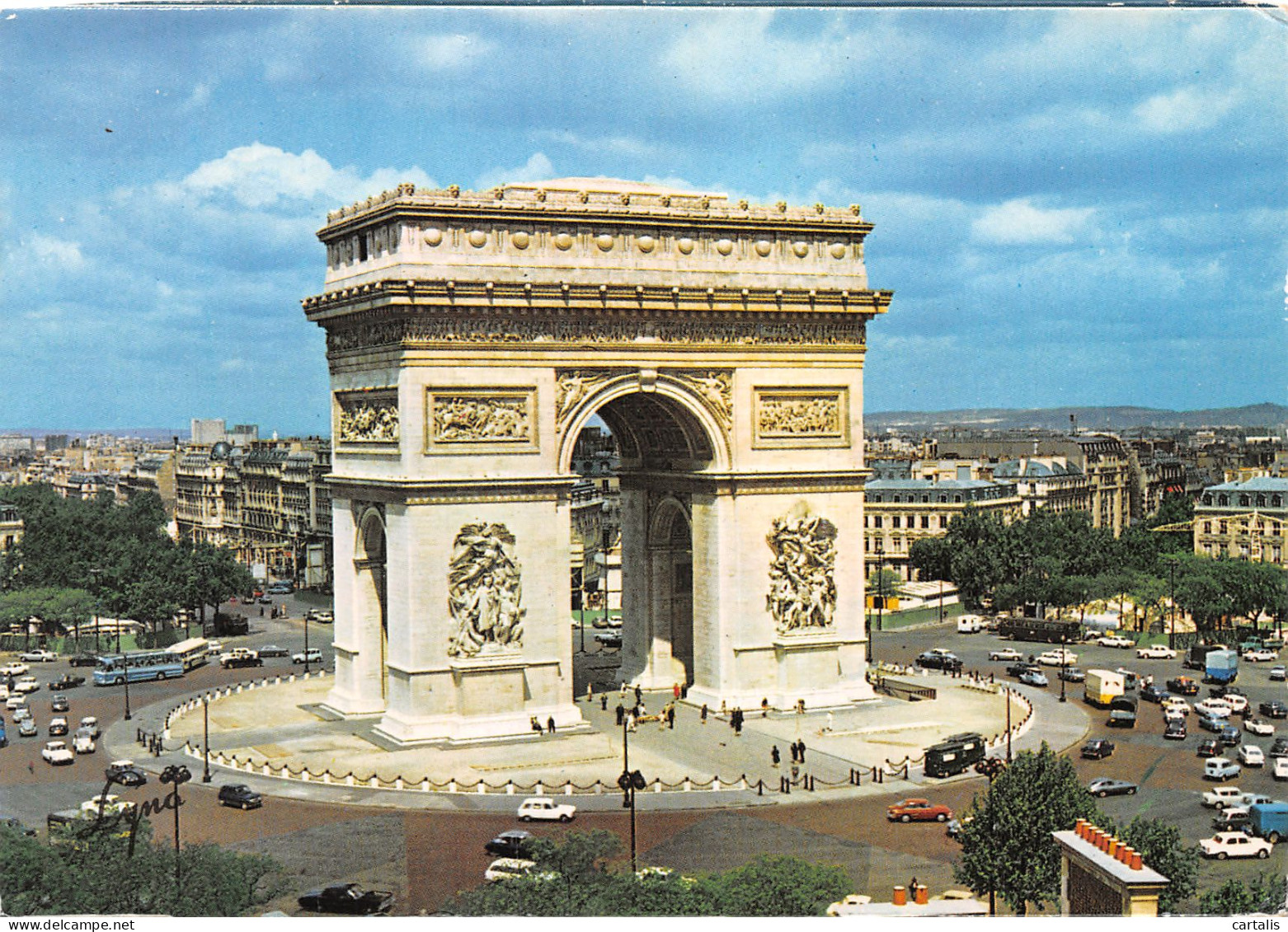 75-PARIS ARC DE TRIOMPHE-N°4168-C/0035 - Arc De Triomphe