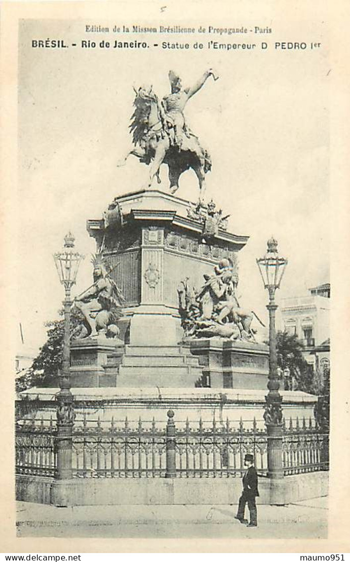 BRESIL - Rio De Janeiro - Statue De L'Empereur PEDRO 1er - Rio De Janeiro