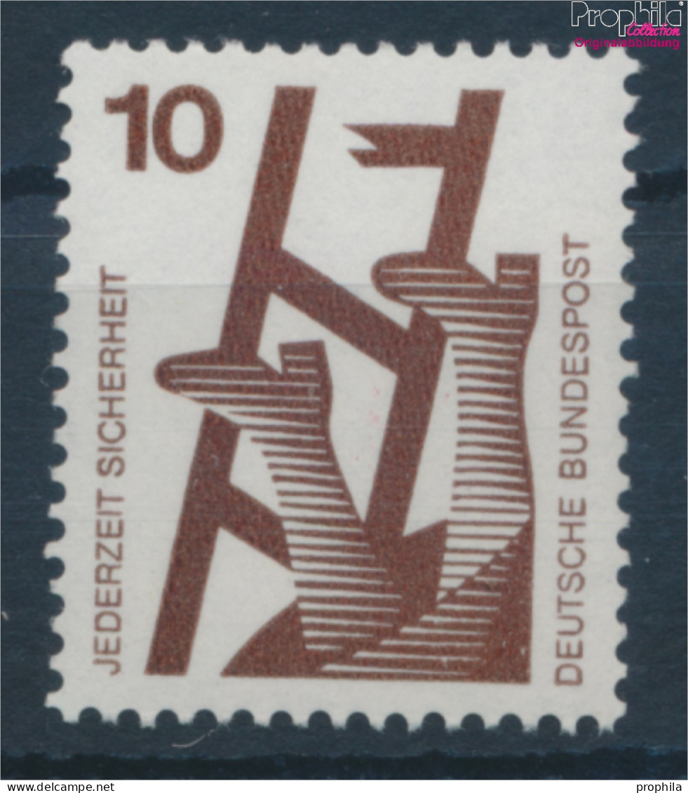 BRD 695A Rb Mit Roter Zählnummer Postfrisch 1971 Unfallverhütung (10342951 - Nuevos